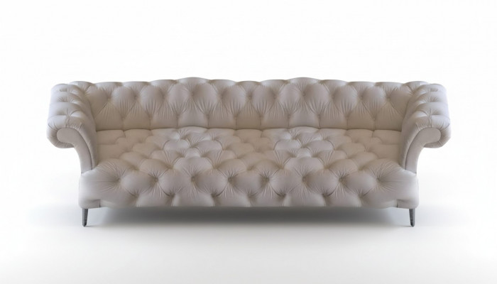 Moderne bank driezits sofa Chesterfield inrichting gestoffeerde meubelen woonkamer