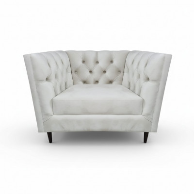 Luxe fauteuil woonkamer gestoffeerde meubels leren zitmeubel Chesterfield nieuw