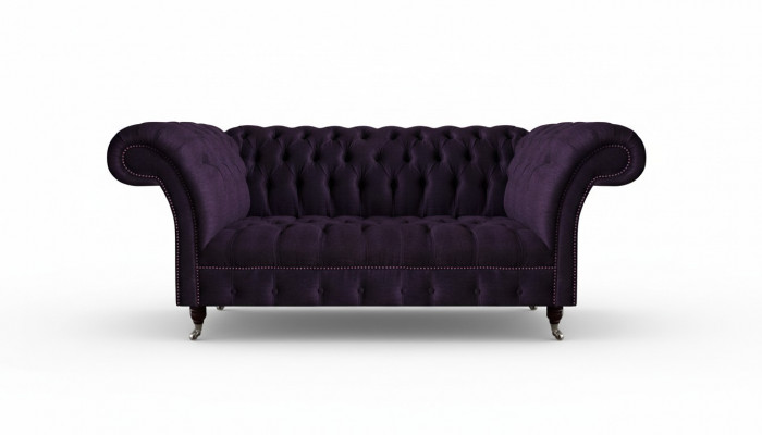 Luxe driezitsbank Paars Gestoffeerde Meubels Woonkamer Couch Chesterfield Nieuw