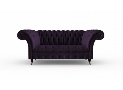Luxe driezitsbank Paars Gestoffeerde Meubels Woonkamer Couch Chesterfield Nieuw