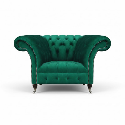 Luxueus ingerichte Chesterfield-fauteuil woonkamertextiel meubel stoffering meubels