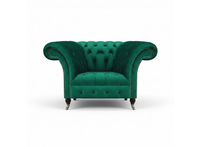 Luxueus ingerichte Chesterfield-fauteuil woonkamertextiel meubel stoffering meubels