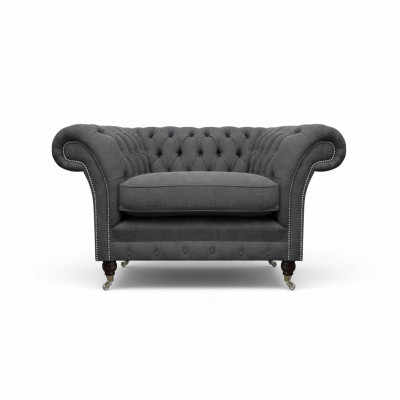 Chesterfield fauteuil gestoffeerde meubels luxe textiel meubels woonkamer Chesterfield