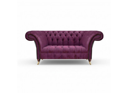 Lila Tweezitsbank Sofa Woonkamer Meubilair Gestoffeerde Meubels Chesterfield