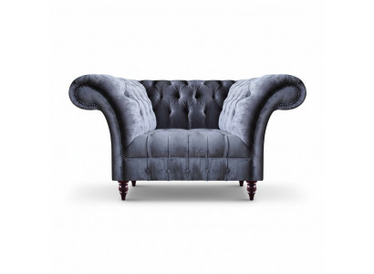 Moderne grijze woonkamerbank designer tweezits 2-zits textielsofa's