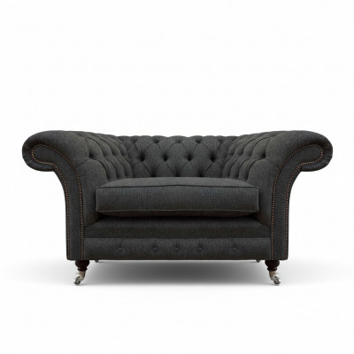 Luxe Chesterfield Fauteuil Woonkamer 1-Zits Stoffen Woonkamer Meubels