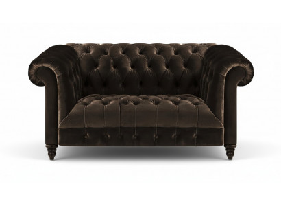 Chesterfield Exclusieve Bruine Bank Moderne Tweezits Bankstel meubels
