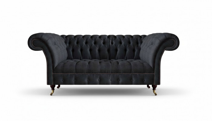 Chesterfield Zwarte Zitbank Designer Banken Moderne Sofa's