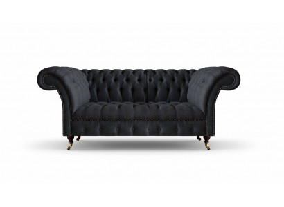 Chesterfield Zwarte Zitbank Designer Banken Moderne Sofa's