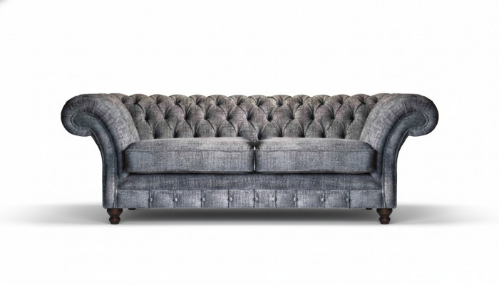 Luxe Chesterfield tweezits designer sofa's woonkamer chique bank.