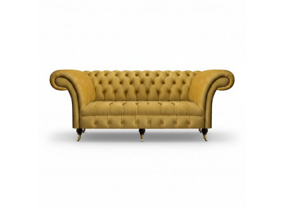 Chesterfield Luxe Meubels Driezitsbank Sofa Bankstel Textiel Gestoffeerde Bank Woonkamer