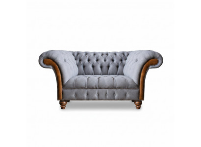 Luxus Meubilair Tweezitsbank Sofa Chesterfield Designer Textiel Woonkamer