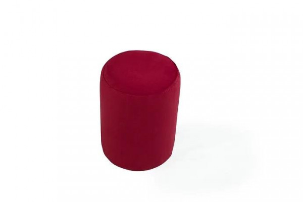 Rosa poef met textielbekleding MDF spaanplaten frame Luxe poef nieuw