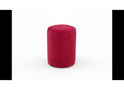 Rosa poef met textielbekleding MDF spaanplaten frame Luxe poef nieuw