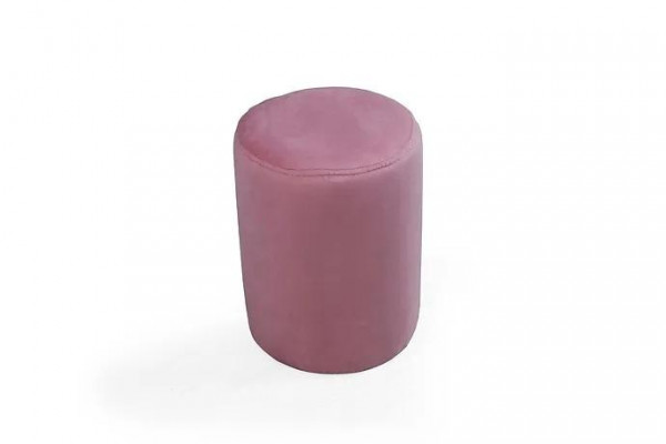 Roze poef luxe voetbank moderne stijl nieuwe zitter woonkamer