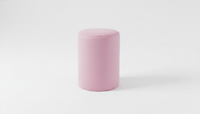 Roze poef luxe voetbank moderne stijl nieuwe zitter woonkamer