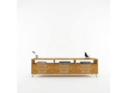 Bruin woonkamer dressoir Robuuste tv-standaard Moderne houten meubels