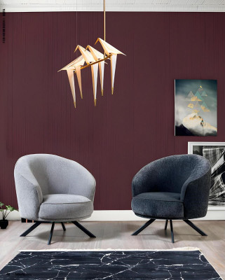 Grijze werkkamer hoekbureau Luxe houten directeur archiefbureau