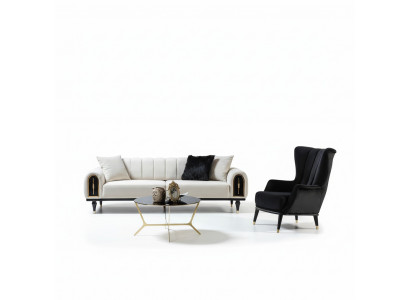 Grijze bureautafel Luxe houten meubels Bureau tafels Directietafel