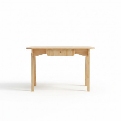 Beige schrijftafel ontwerper computerbureau luxueus robuust kantoormeubilair