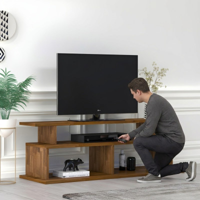 Woonkamer Robuuste RTV Tafel Televisietafel Houten Dressoir Luxe Meubels