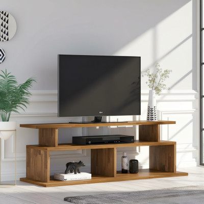 Woonkamer Robuuste RTV Tafel Televisietafel Houten Dressoir Luxe Meubels