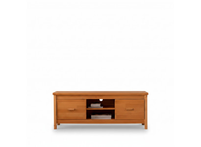 Elegante bruine TV-standaard woonkamer laag dressoir houten ladentafel