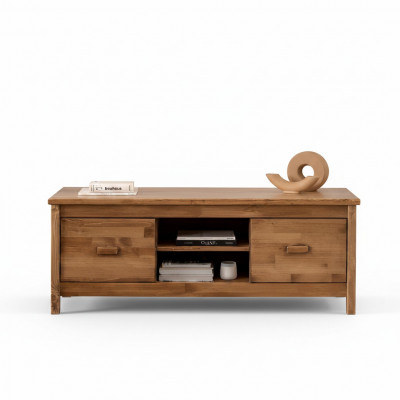 Elegante bruine televisiekast van hout televisiemeubel woonkamer luxe RTV