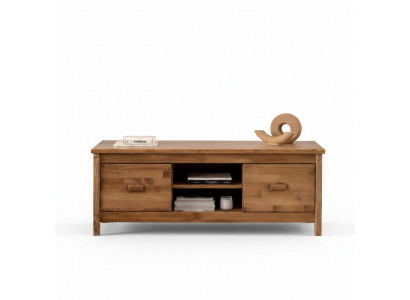 Elegante bruine televisiekast van hout televisiemeubel woonkamer luxe RTV