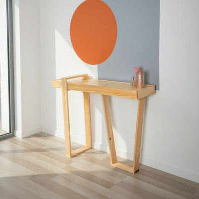 Stijlvolle console tafel beige woonkamer console modern designer dressoir