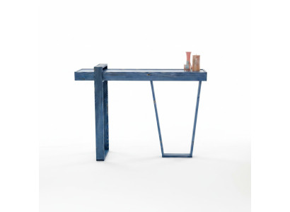 Stijlvolle console tafel blauw woonkamer console moderne designer dressoir