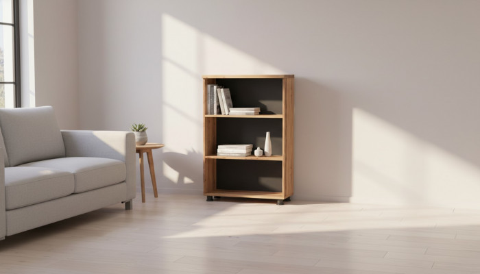 Archiefkast Legplank Zwart Bruin Tweekleurig Kantoor Modern