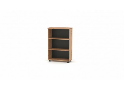 Archiefkast Legplank Zwart Bruin Tweekleurig Kantoor Modern