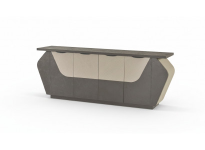 Werkkamer Dressoir Archiefkast Grijs Tweekleurig Opbergruimte Modern