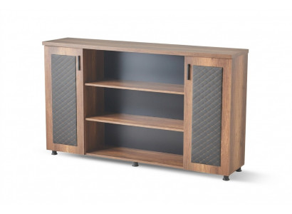Archiefkast Dressoir Bruin Zwart Tweekleurig Modern Kantoor