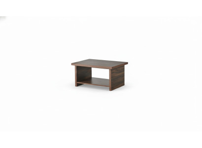 Salontafel Bruin Plank Modern Legplank Rechthoekig Woonkamer Kantoor