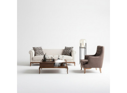 Couchgarnitur Sofagarnitur Sitzgruppe Sofa 3 Sitzer Sessel Sitzmöbel 2tlg