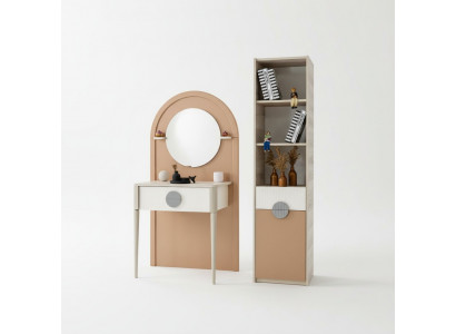 Set Schminktisch Bücherregal Stilvolles Design Modernes Wohnambiente Möbel