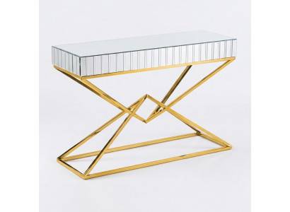 Konsolentisch Grau Holz Modern Elegant