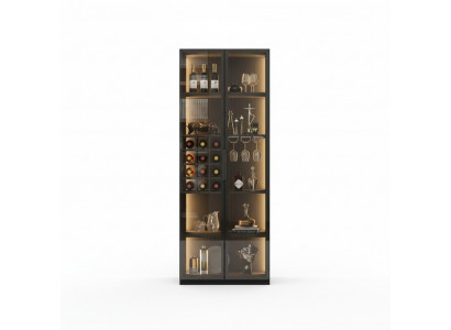 Weinschrank Schrank Weinregal Glasschrank Weinkühlschrank Flaschenregal