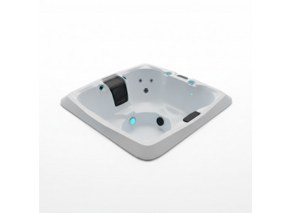 Whirlwanne Whirlpool Blubberbad Hydromassagewanne Spa-Bad 190x190 cm
