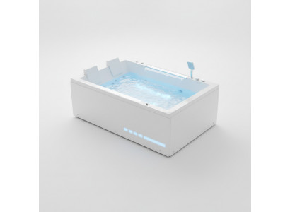 Hydromassagewanne Badewanne Whirlpool Blubberbad Spa-Bad Whirlwanne 180x120 cm
