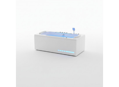 Massagebad Whirlpool Whirlwanne Hot Tub Blubberbad Hydromassagewanne 190x90 cm
