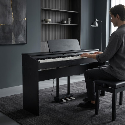 Digitale piano voor thuis 137 cm Zwart