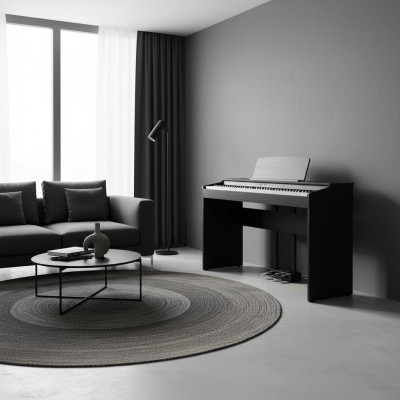 Digitale piano voor thuis 137 cm Zwart