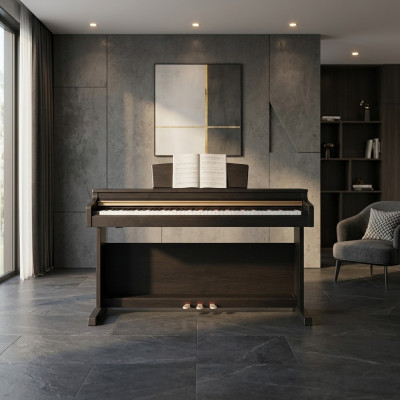 Digitale piano voor thuis 137 cm Zwart