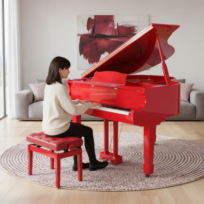 Digitale piano met glanzend oppervlak