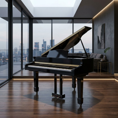 Digitale piano Mustat