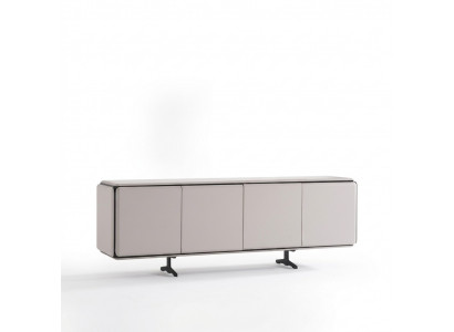 Beige Sideboard aus Holz modern, eleganter Stauraum in stilvollem