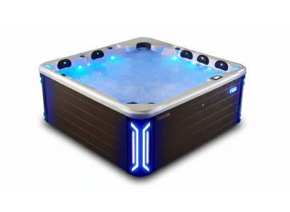 Hydromassagewanne Whirlpool Blubberbad Spa-Bad Whirlwanne 220x220cm